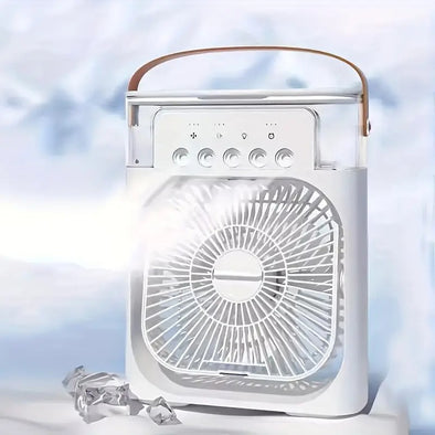 Portable Air Cooler Fan, USB Desk Cooler with 3 Speeds and 2 Mist Modes | Bachat.pk