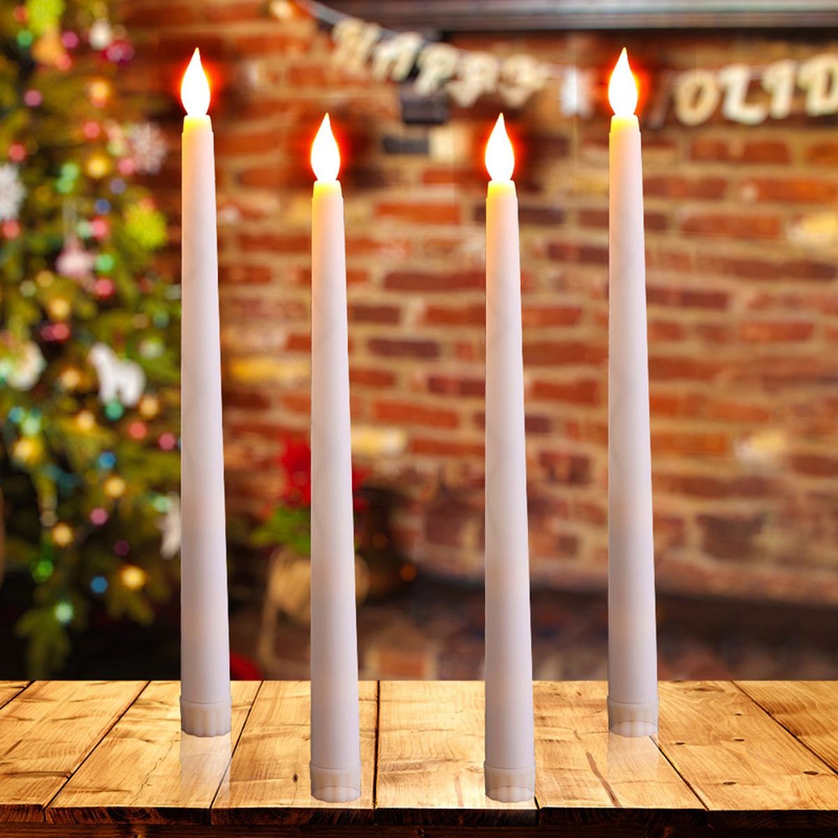 LED Long Pole Electronic Candle Lamp