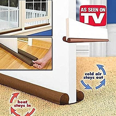 Door Draft Stopper (Brown) 36 inch|Bachat.pk