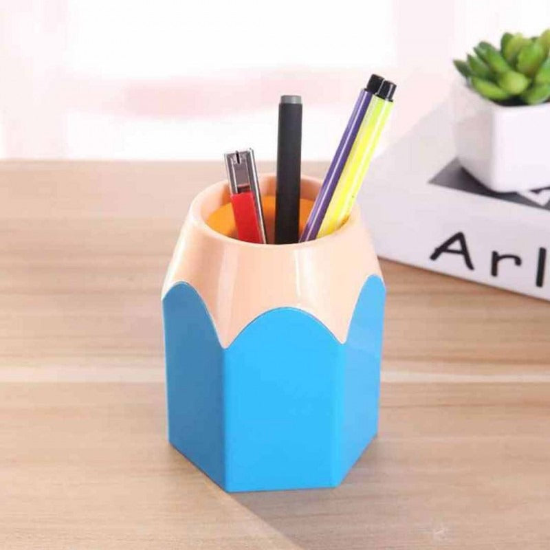 1Pc Creative Pencil Shape Pen Holder ; Bachat.pk