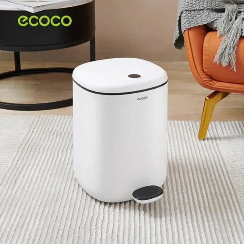 ECOCO Pedal Trash Can, 11L Ecoco Waste Bin - Bachat.pk