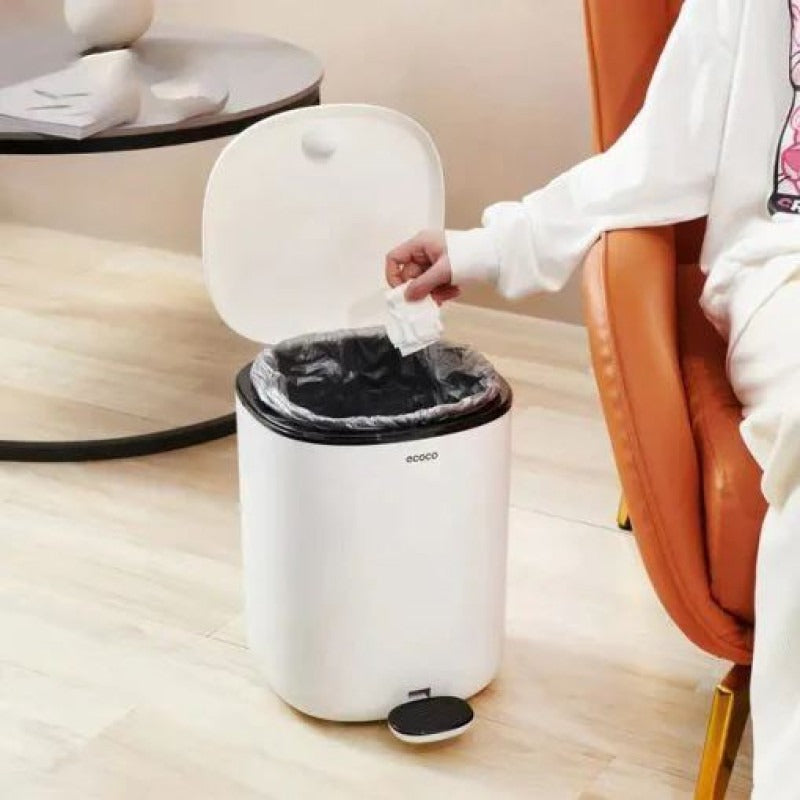 ECOCO Pedal Trash Can, 11L Ecoco Waste Bin - Bachat.pk