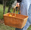 Woven Picnic Basket, Water Bread Service Box, Light Weight Imitation Storage Basket | Bachat.pk