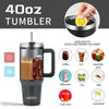 WATERSY 30oz/40oz Stainless Steel Travel Mug with Straw Lid & Handle | Bachat.pk