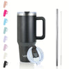 WATERSY 30oz/40oz Stainless Steel Travel Mug with Straw Lid & Handle | Bachat.pk
