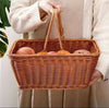 Woven Picnic Basket, Water Bread Service Box, Light Weight Imitation Storage Basket | Bachat.pk