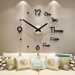 Acrylic Wall Clock with 12inches needles | Bachat.pk
