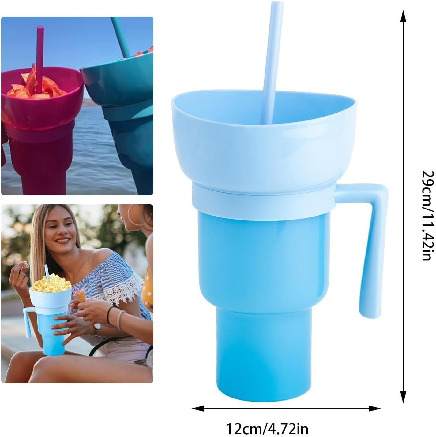 2-in-1 Snack &amp; Drink Cup Set for Kids