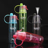 Water Bottle with Spray Mist Leakproof for Office Gym Running | Bachat.pk