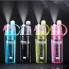 Water Bottle with Spray Mist Leakproof for Office Gym Running | Bachat.pk
