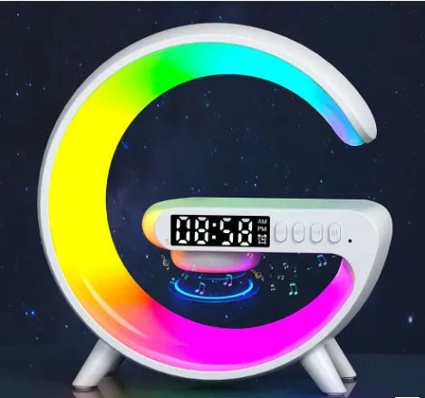 G63 G shape RGB Lamp | G63 Wireless Charging bluetooth Speaker|Bachat.pk