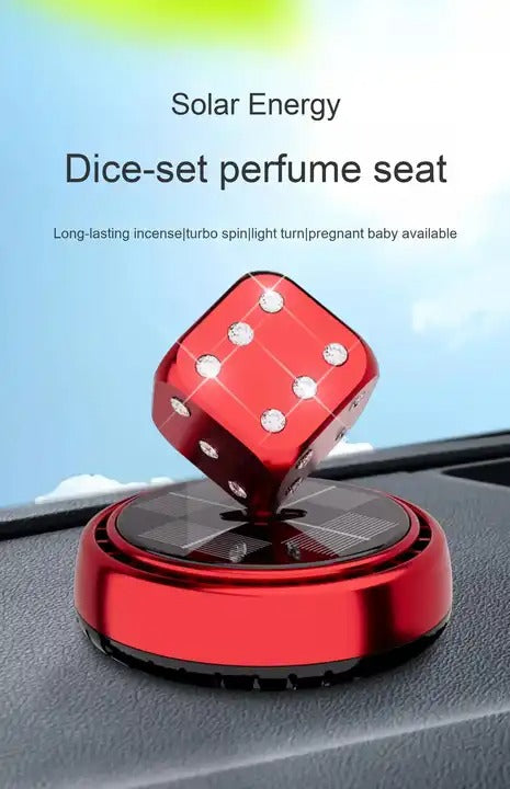1 Pair Fuzzy Dice Dots Rear View Mirror HangerBachat.pk