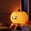 Little Pumpkin Silicone Night Light, Lâmpada de sono portátil, USB Recarregável|Bachat.pk