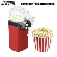 Popcorn Machine 1200W Hot Air Popcorn Maker High Popping Rate Fully Automatic Popcorn Machine Electric Air Popper for Home | Bachat.pk