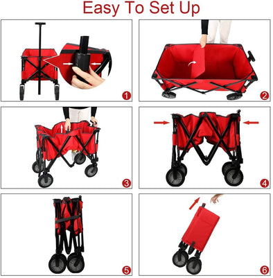 Handcart, Foldable Garden Trolley|Bachat.pk