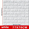 White 3D Block Wall Sticker