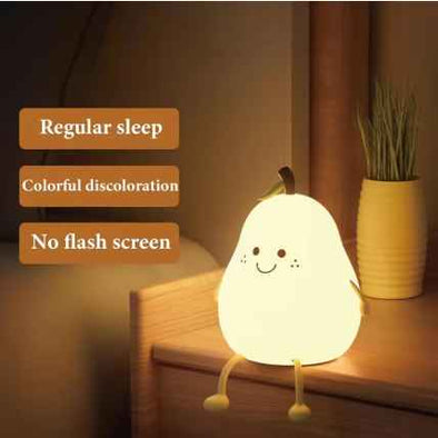 Pear Shaped Touch Sensor ABS Bedside Decoration Lamp 5V | Bachat.pk
