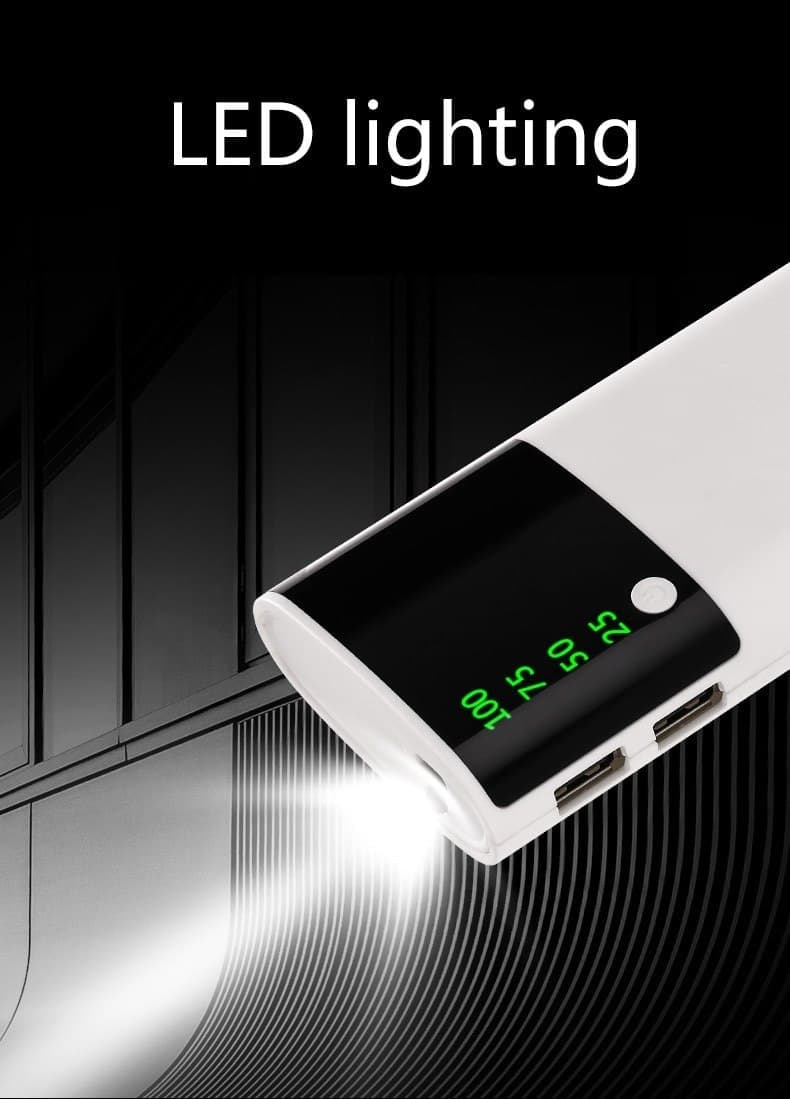 Sovo T20 6000mAh Portable Charger Power Bank With LED Flashing