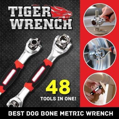 A Tiger Wrench 48 in 1 Tool Socket 360 Degree Multipurpose Spline Bolts