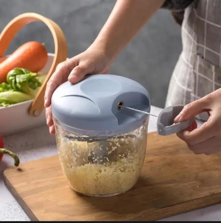 Best Quality Manual Push Chopper Machine with 3X blades