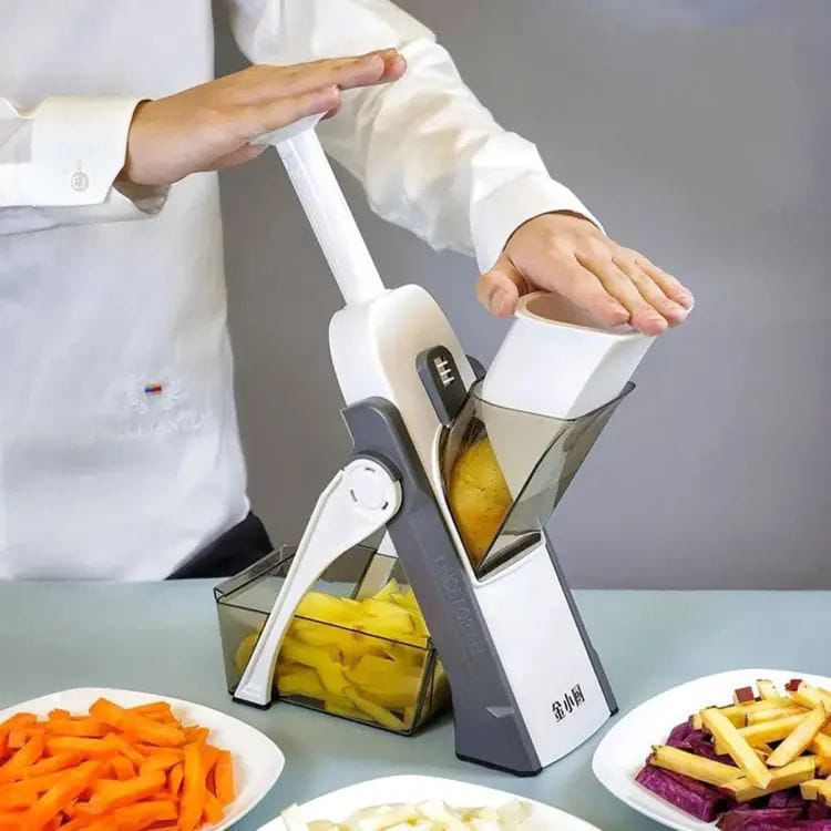 Pump-n-Slice Dicer & Slicer Multifunctional Vegetable Chopper