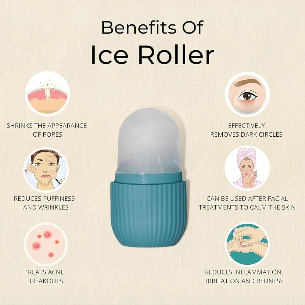 Ice Roller for Face &amp; Body – Cooling Beauty Tool