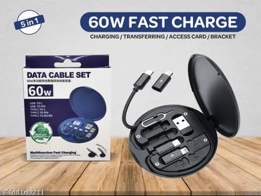 Charging &amp; Transferring Access Card Bracket with 60W Fast Charger