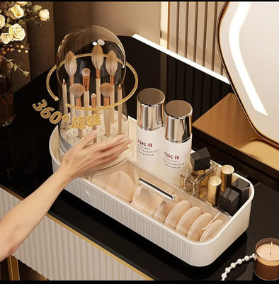 Adjustable Makeup Carousel Organizer