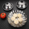 Folding Steamer Steam Stainless Steel Basket Steamer Expandable | Bachat.pk