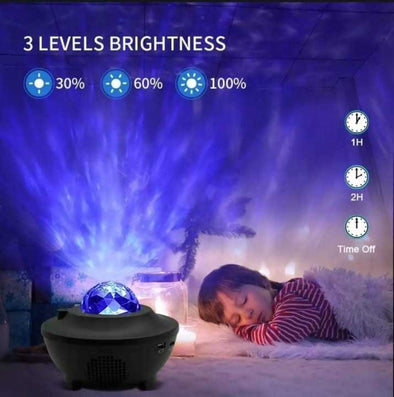 LED Galaxy Projector Light Bluetooth Remote Control |Bachat.pk