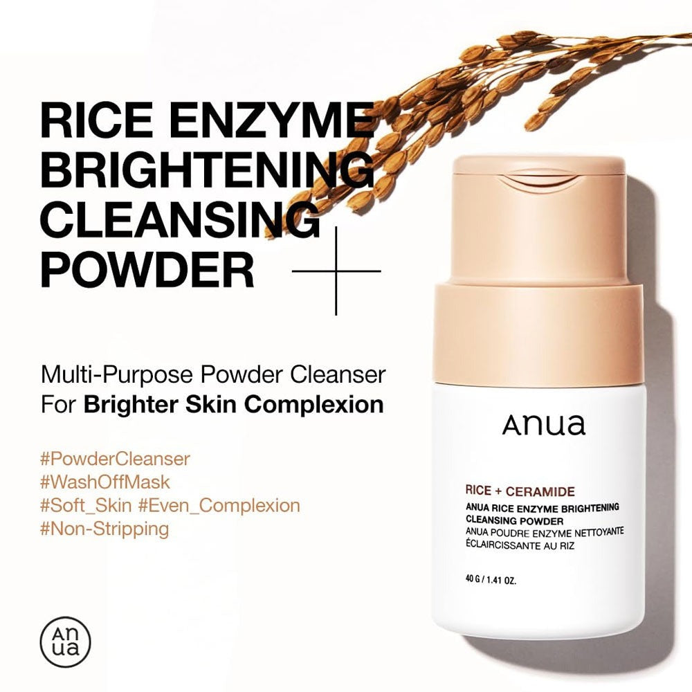 Anua Rice Enzyme Brightening Cleansing Powder