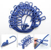 Elastic Clothesline Rope | Portable 5.9ft/1.8m Retractable Cloth Drying Hanging Rope |Bachat.pk