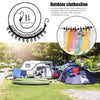 Elastic Clothesline Rope | Portable 5.9ft/1.8m Retractable Cloth Drying Hanging Rope |Bachat.pk