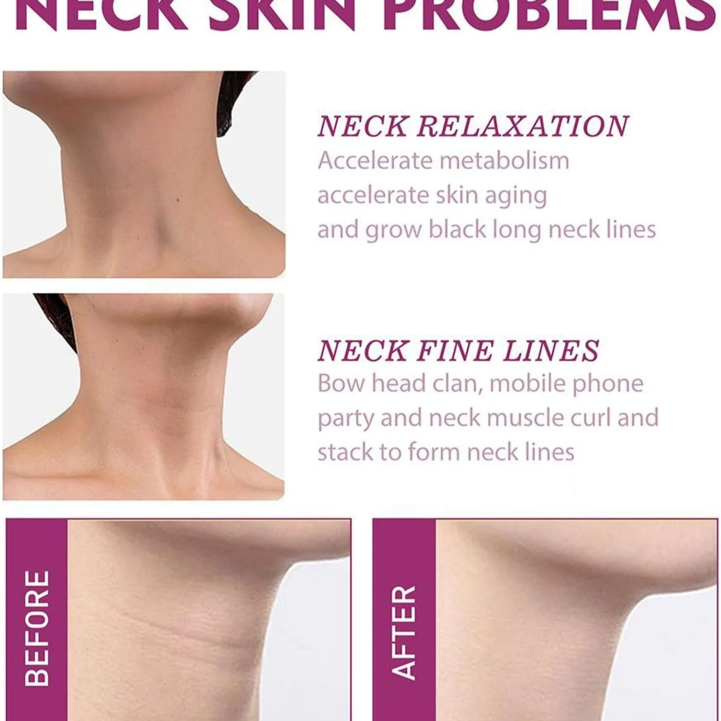 Sale Bioaqua Neck Cream - 40g