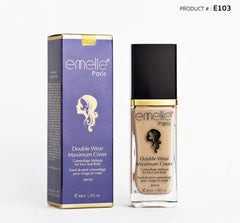 Sale Emelie Paris Double Wear Maximum Cover Waterproof Foundation