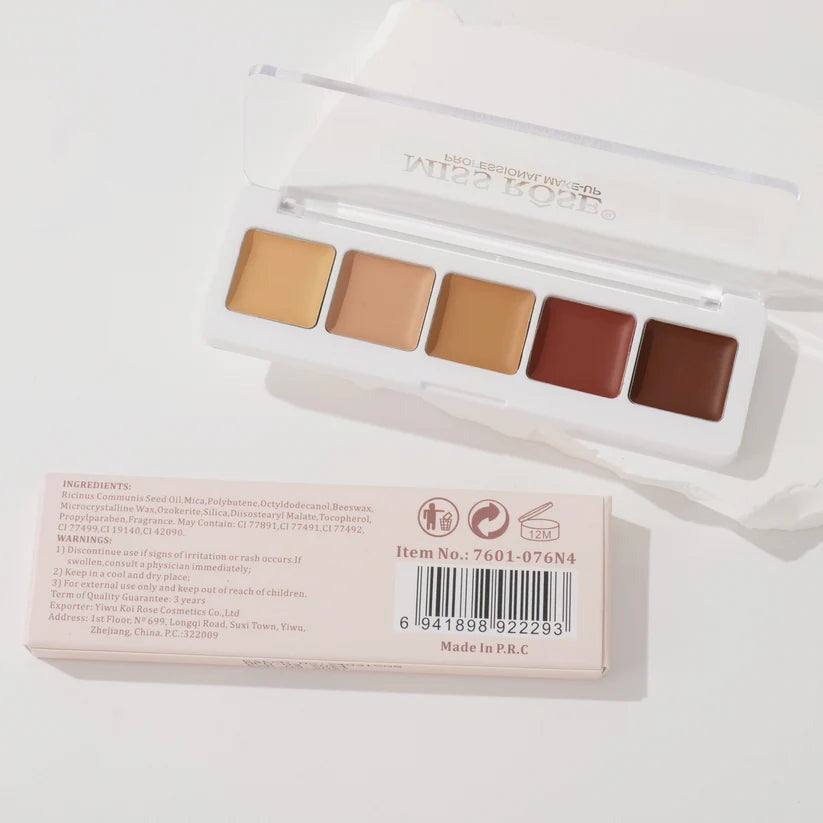 Miss Rose All-Round Conceal Palette - 5 Colors