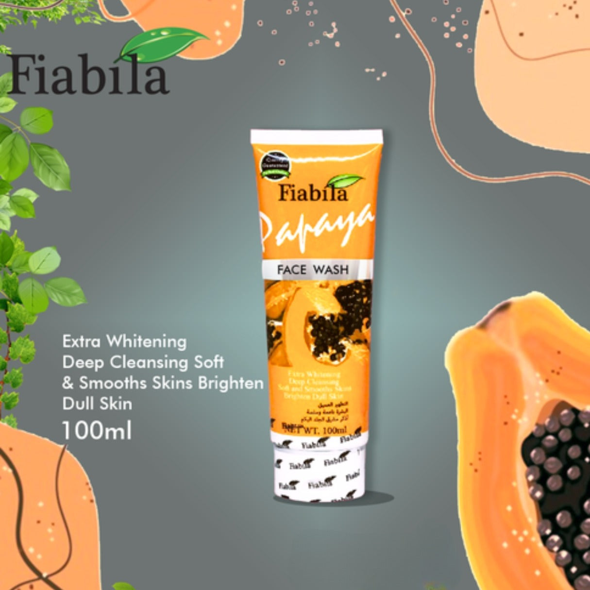 Fiabila Papaya Face Wash, 100ml