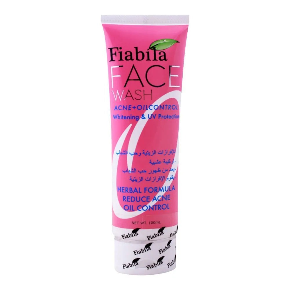 Sale Fiabila Acne + Oil Control Face Wash, Whitening & UV Protection - 100ml