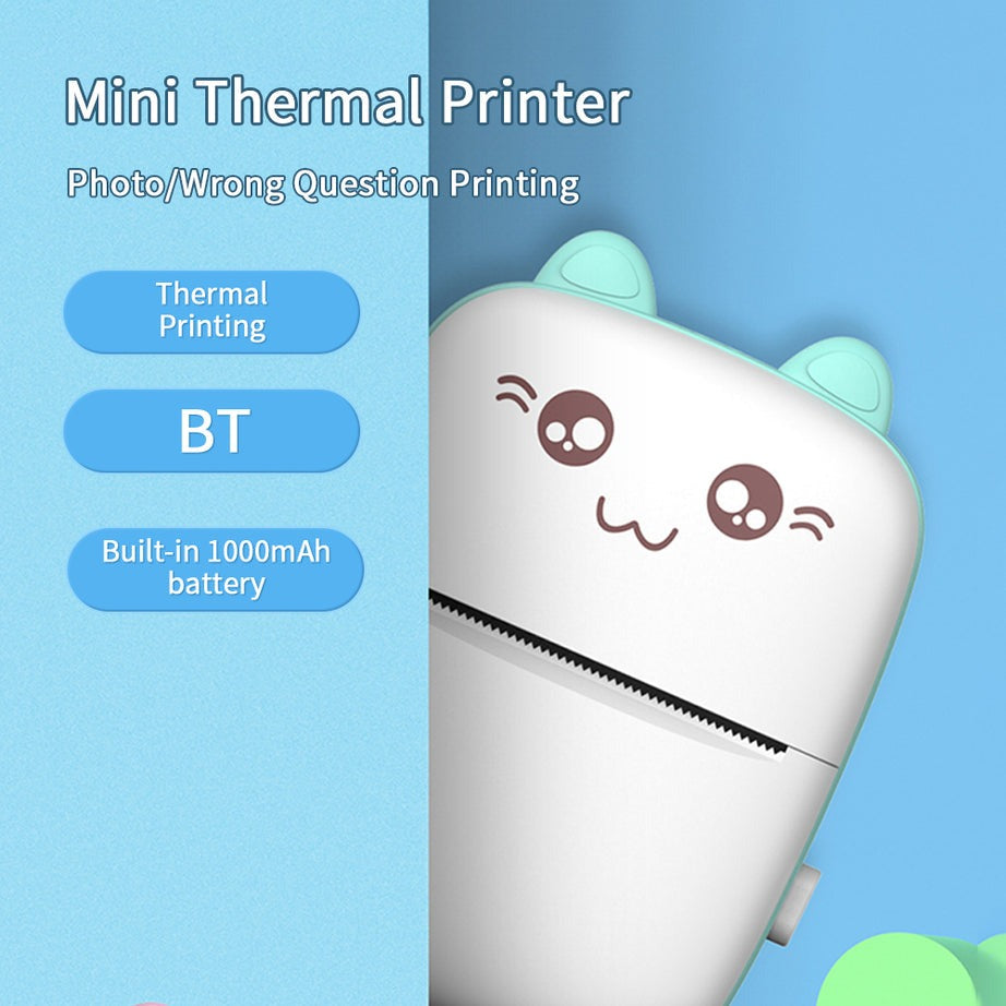 Imported Mini Portable Bluetooth Thermal Printer in Pocket Size