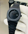 black sabr aura watch with date | bachat.pk