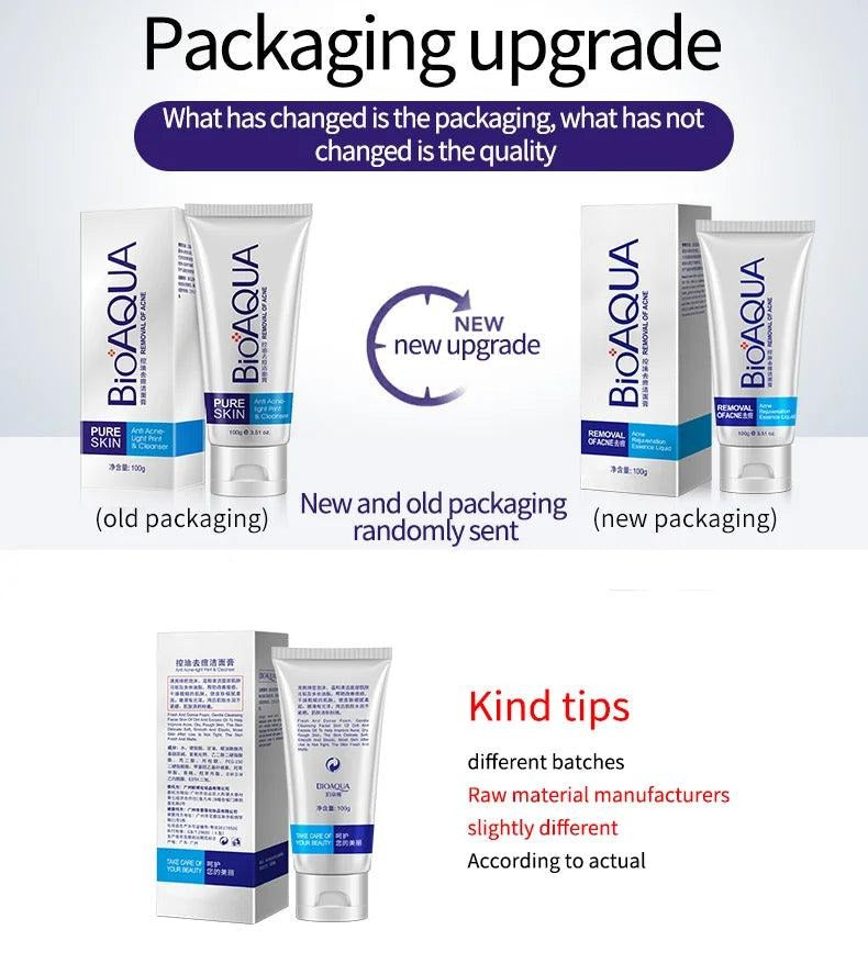 BIOAQUA Acne Treatment Facial Cleanser