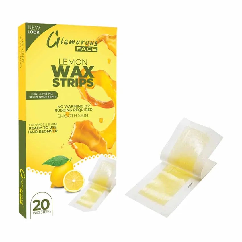 Glamorous Face Body Wax Strips 4 Flavors