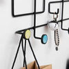 Nordic Style Wall Shelf With Hooks - Circle | Bachat.pk