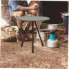 Portable Small Round Camping Table, Folding Simple Tea Table ; Bachat.pk