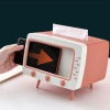 Tissue Box Holder Retro TV Tissue Box Cover : bachat.pk