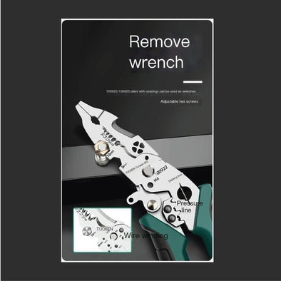 10 in 1 Multi-Function Wire Stripper With Cutters , High Quality Stainless Steel | Bachat.pk